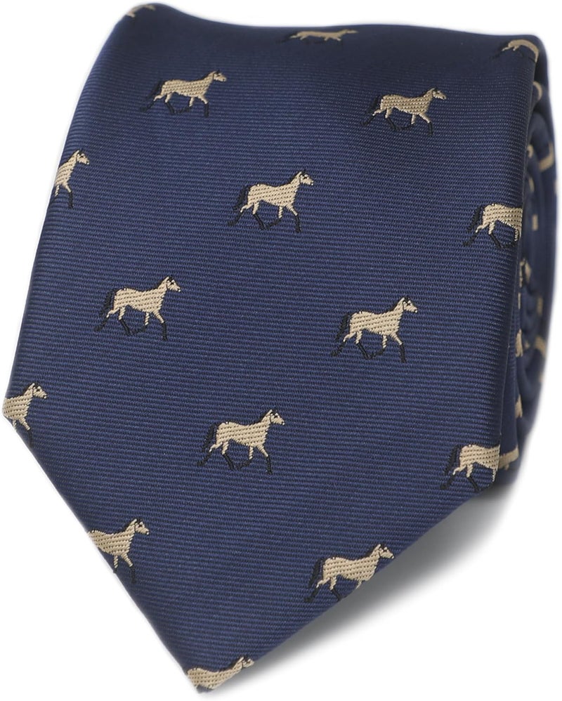 MENDEPOT Animal Pattern Necktie With Gift Box Sea Animal Pattern Tie Father's Day Birthday Gift Tie - Image 1